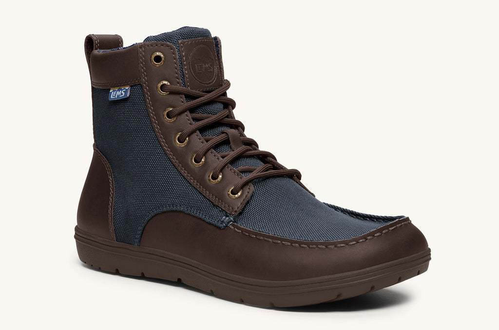 Boulder Lems Nylon Bottes Femme Bleu Marine Marron | XTN929KJ