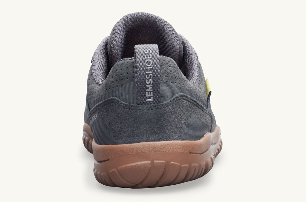 Primal Zen Lems Daim Baskets Femme Grise Foncé | VDR7174UO