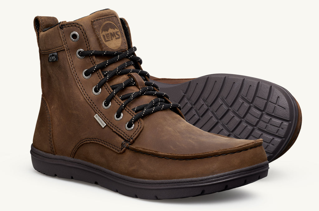 Boulder Lems Bottes Imperméables Femme Marron Foncé | ICE9389PI